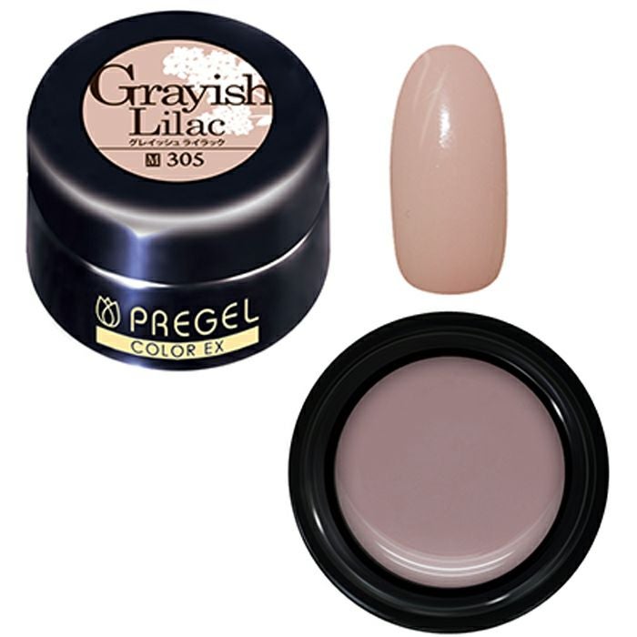 プリジェル カラーEX／グレイッシュライラック／4g | ジェルネイル