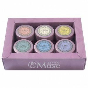 プリジェル ミューズ 6色セット／スウィートマカロンシリーズ