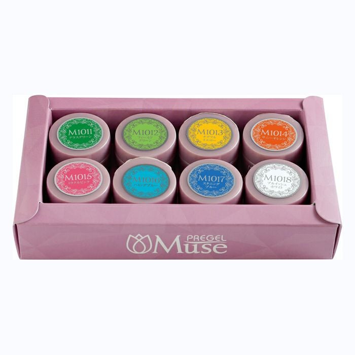 プリジェルミューズ 8色セット／カラーペイントシリーズ | ジェル