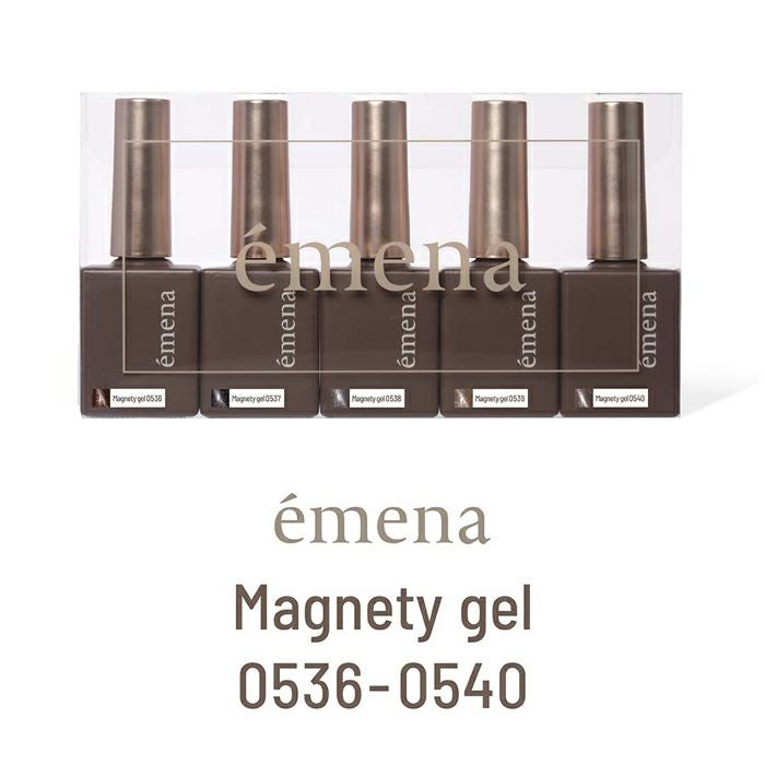 エメナ　マグネティジェル５色セット０５３６～０５４０