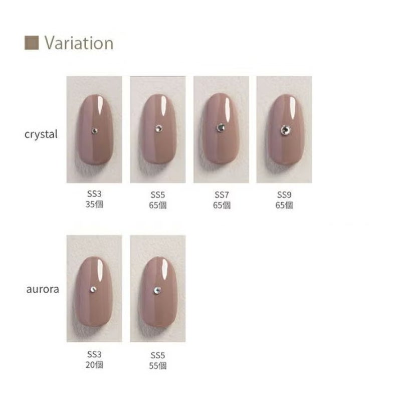 エメナ アートパーツ プレシオサフラットバックラインストーン