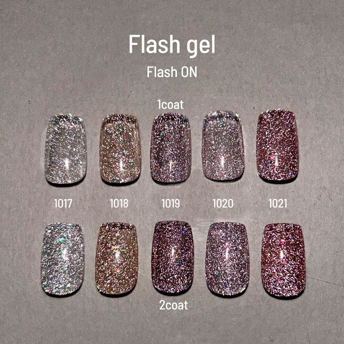 エメナ　フラッシュジェル　５色セット１０１７～１０２１