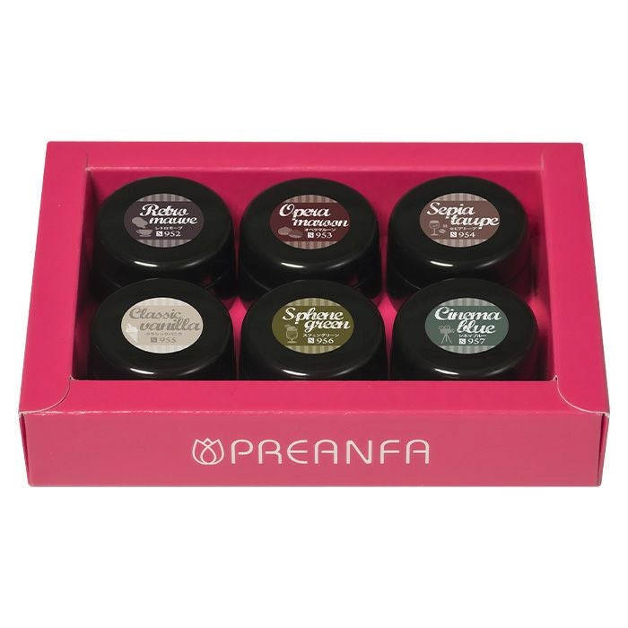 プリジェル カラーEX／ノスタルジーシリーズ3g×6色セット